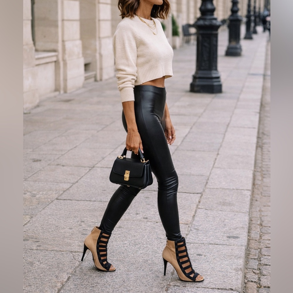 GUCCI Olimpia Ladder Strap Peep Toe Booties - Picture 2 of 16